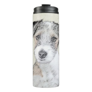 Bouteilles Isothermes Russell Terrier Peinture rugueuse - Art Chien orig