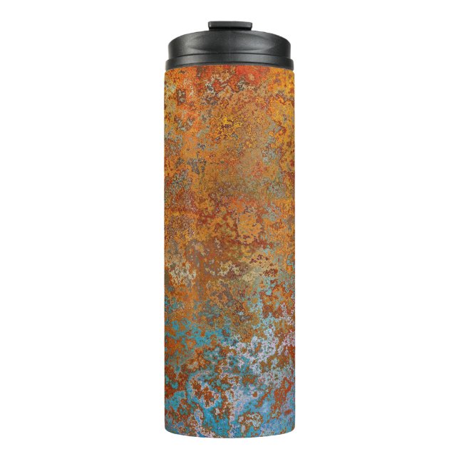 Bouteilles Isothermes Rusty, Verdigris, Grunge Steampunk (Devant)