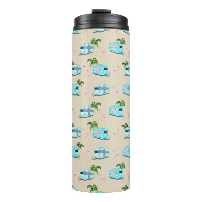 Bouteilles Isothermes RV Beach Camping avec Flamants roses (Devant)