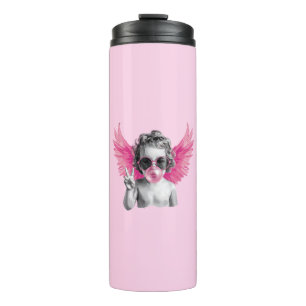 Bouteilles Isothermes Saint-Valentin soufflant une bulle Cupidon Saint-V