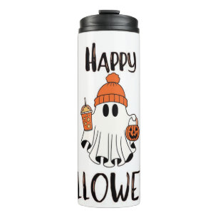 Bouteilles Isothermes Saison Éffrayante de Boo 90s Citrouille Halloween