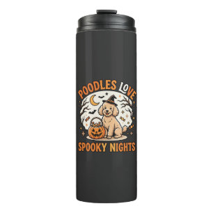 Bouteilles Isothermes Saison sinistre Poodle Halloween