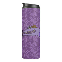 Sally et Roy sur des Doodles violets