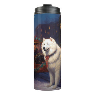 Bouteilles Isothermes Samoyed Christmas Festive Saison