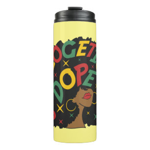 Bouteilles Isothermes Sans excuses Dope Black Girl Afro