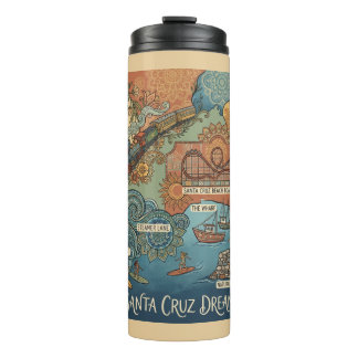 Bouteilles Isothermes Santa Cruz California Dreams Map – Côte vibrante