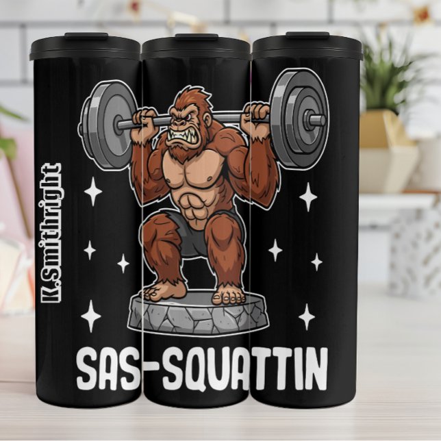Bouteilles Isothermes Sasquatch Faire un squat de cloches (Créateur téléchargé)