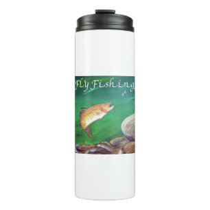 Bouteilles Isothermes Saumon de truite de pêche à la mouche / Cadeau de