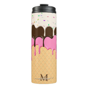 Bouteilles Isothermes Saupoudrer de crème glacée arroser de cône de gauf