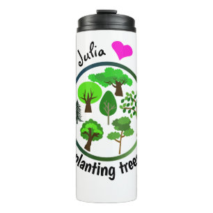 Bouteilles Isothermes Sauvez nos arbres Plantes planètes