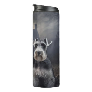 Bouteilles Isothermes Scandale d'Halloween Schnauzer Miniature