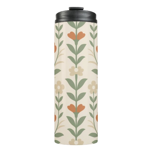 Bouteilles Isothermes Scandinavian Floral Thermal Tumbler (Devant)