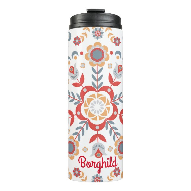 Bouteilles Isothermes Scandinavie Art populaire Velkommen Coureur de tab (Devant)