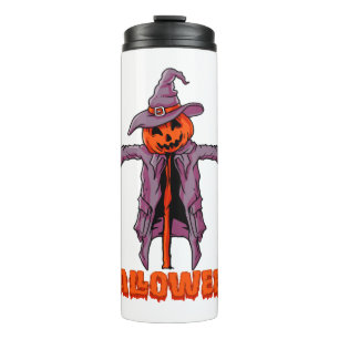 Bouteilles Isothermes Scarecrow Halloween design pour un amoureux d'Hall