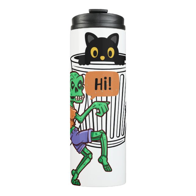 Bouteilles Isothermes Scaredy Cat Halloween (Devant)