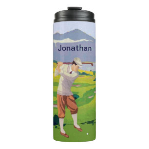 Bouteilles Isothermes Scene de Vintage Style Highlands