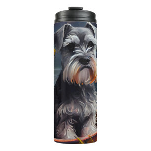 Bouteilles Isothermes Schnauzer sur une pagaie : Une aventure pittoresqu