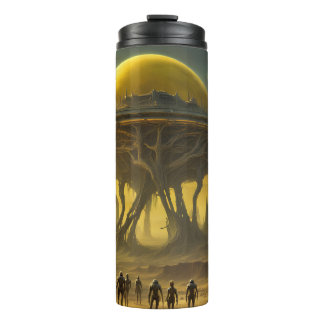 Bouteilles Isothermes Sci-Fi Alien World View Planet Ufo Tower