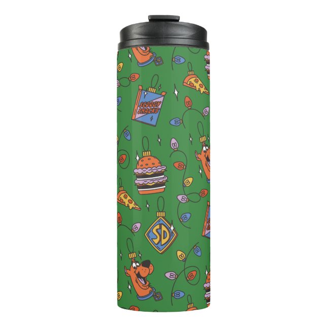 Bouteilles Isothermes Scooby-Doo Holiday Snack Lights Pattern (Devant)