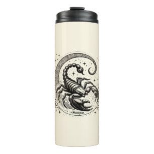 Bouteilles Isothermes Scorpion Croissant Lune Astrologie Zodiac Scorpio