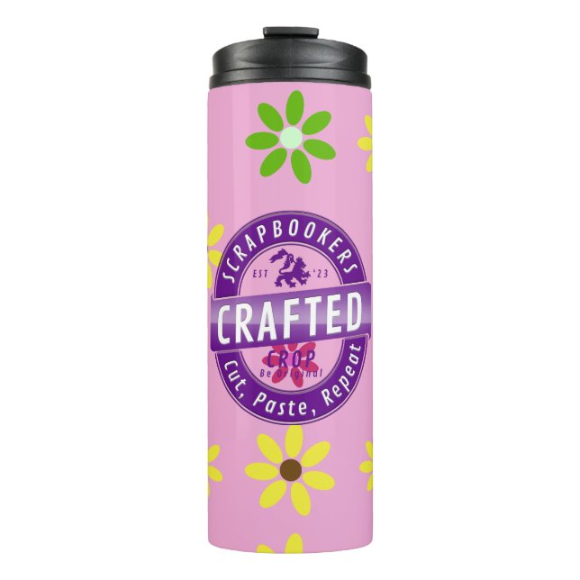 Bouteilles Isothermes Scrapbookers - Couper, coller et répéter (Devant)