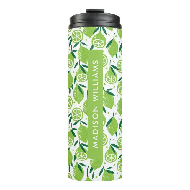 Bouteilles Isothermes Scripts Monogramme Fruit Thermique Tumbler (Devant)