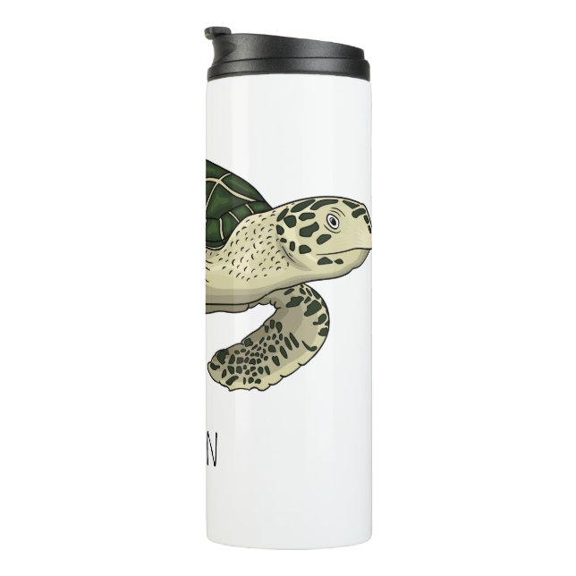 Bouteilles Isothermes Sea turtle cartoon (Tourné sur la droite)