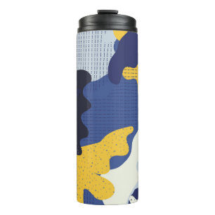 Bouteilles Isothermes Seamless geometric pattern with abstract camouflag