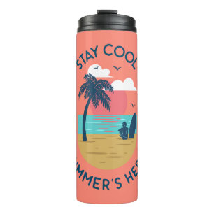 Bouteilles Isothermes Séjournez Cool Summer's Here Beach Sunset