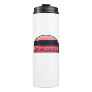 Bouteilles Isothermes Seneca Lake New York Red Sunrise