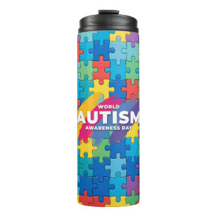 Bouteilles Isothermes Sensibilisation à l'autisme  --Tasse thermique