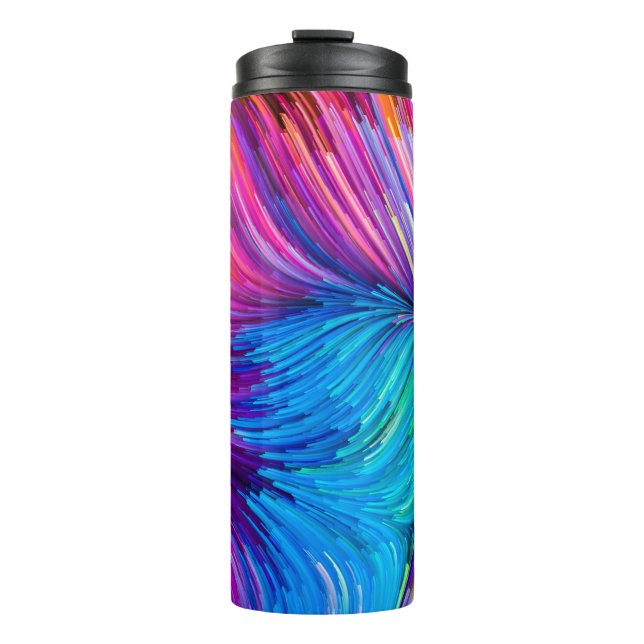 Bouteilles Isothermes Série Color In Motion. Conception abstraite faite  (Devant)