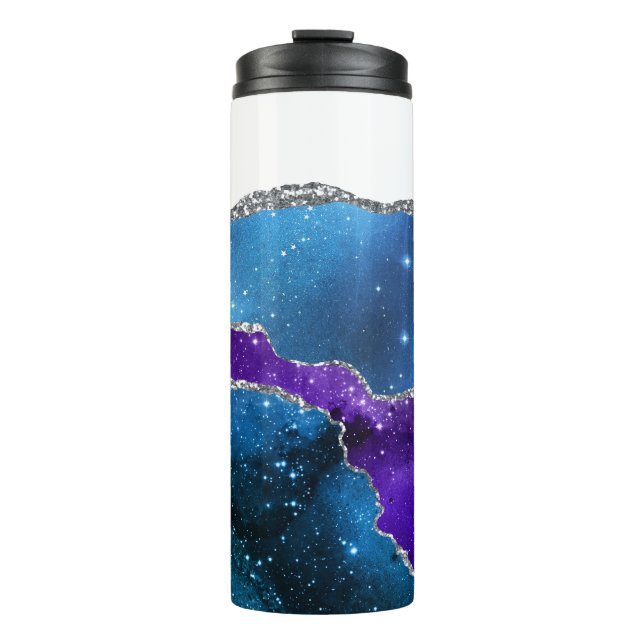 Bouteilles Isothermes Série Galaxie Agate Design 16  (Devant)