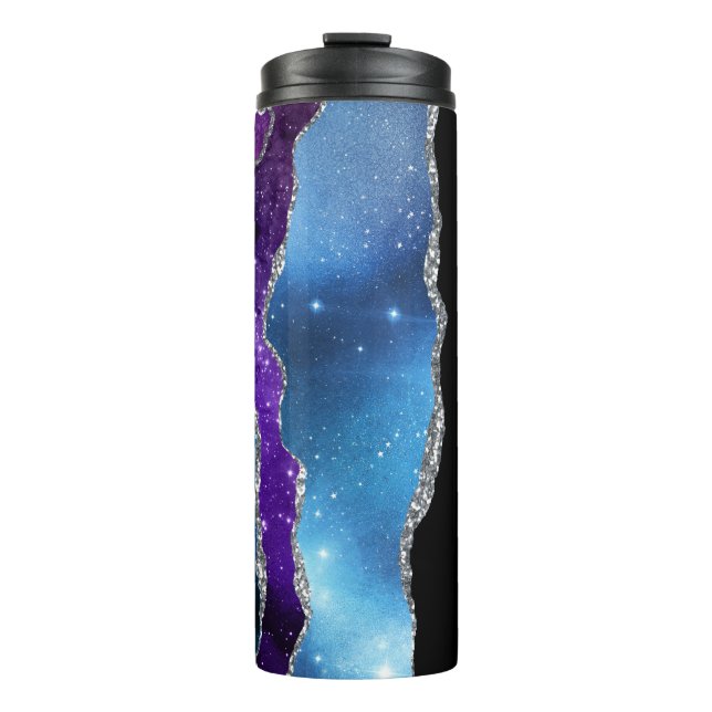 Bouteilles Isothermes Série Galaxy Agate Design 7   (Devant)