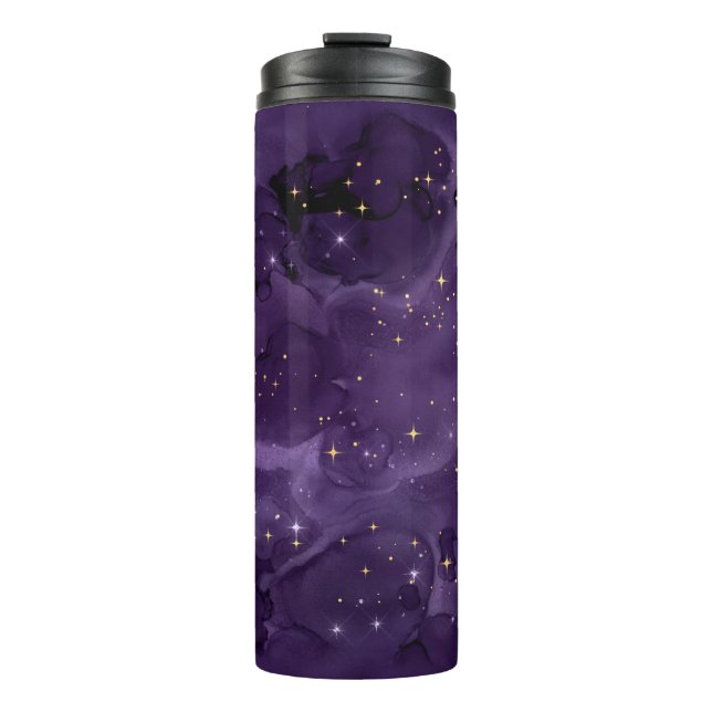 Bouteilles Isothermes Série Galaxy Violet Design 8  (Devant)