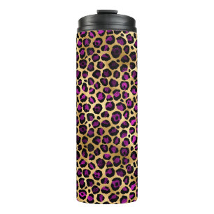 Bouteilles Isothermes Série Purple and Gold Leopard Design 4