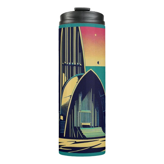 Bouteilles Isothermes SF Église futuriste 3 (Devant)