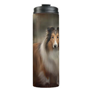 Bouteilles Isothermes Shetland Sheepdog Halloween Épouvantable