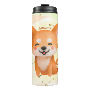 Bouteilles Isothermes Shiba Inu souriant mignon