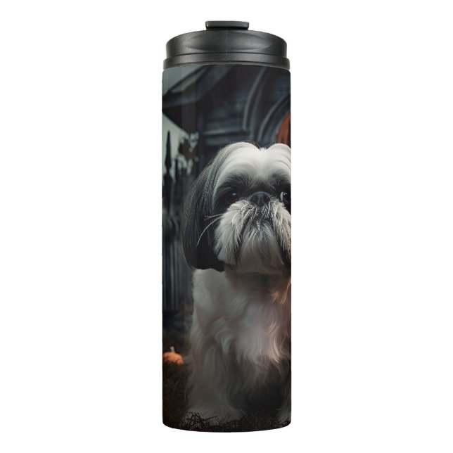 Bouteilles Isothermes Shih Tzu Halloween Effrayant (Devant)