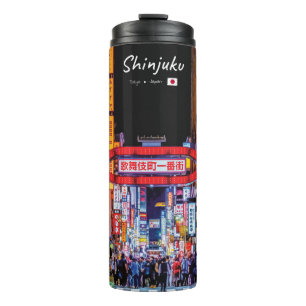 Bouteilles Isothermes Shinjuku, Japon - Rue néon Kabukicho