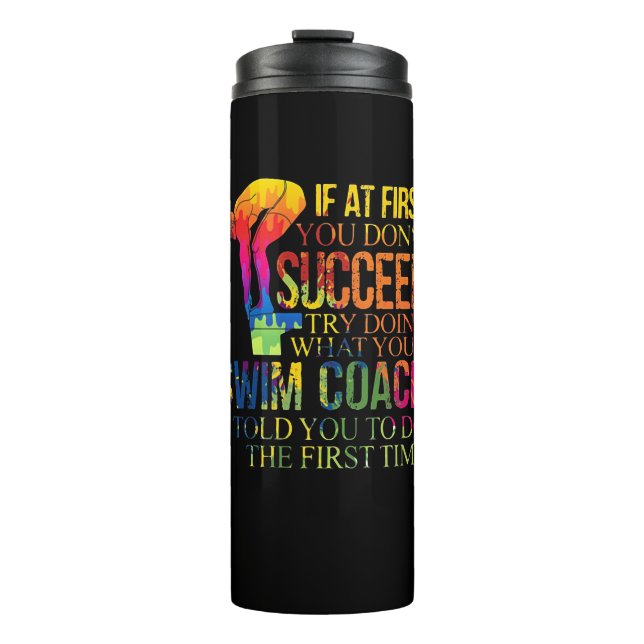 Bouteilles Isothermes Si, au début, vous n'arrivez pas à réussir, essaye (Devant)