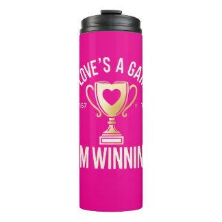 Bouteilles Isothermes ❤️ Si l'amour est un jeu, je gagne ❤️