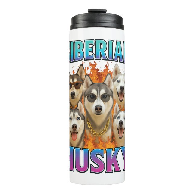 Bouteilles Isothermes Sibérien Husky (Devant)