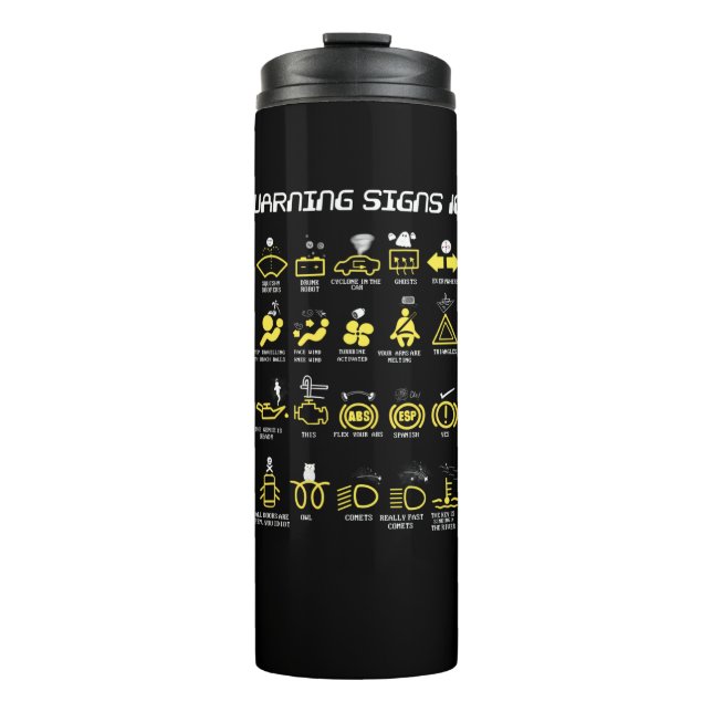 Bouteilles Isothermes Signes d'avertissement 101 (Devant)