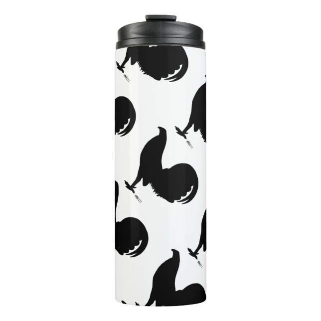 Bouteilles Isothermes Silhouette du coq Gamecock (Devant)