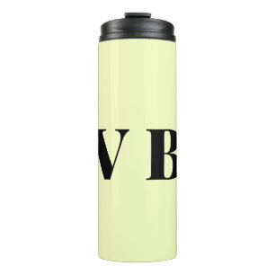 Bouteilles Isothermes simple couleur pastel personnalisée minimale solid