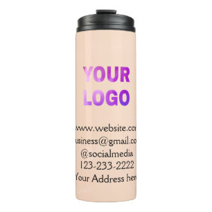 Bouteilles Isothermes simple et minimal ajouter votre logo/design ici te