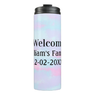 Bouteilles Isothermes simple logo monogramme minimal accueil personnalis