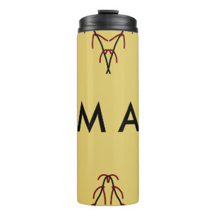 Bouteilles Isothermes Simple monogramme ajouter votre nom lettre man min